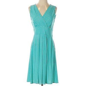 Karina Dresses Penelope S/M Teal Dots